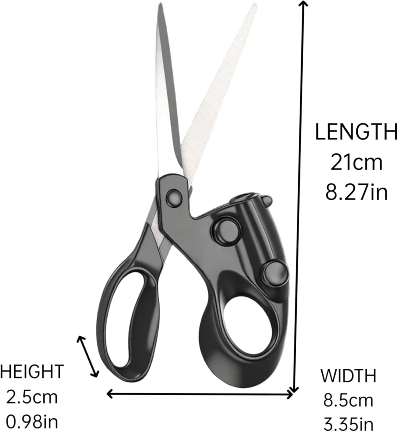 Laser-Guided Sewing Scissors