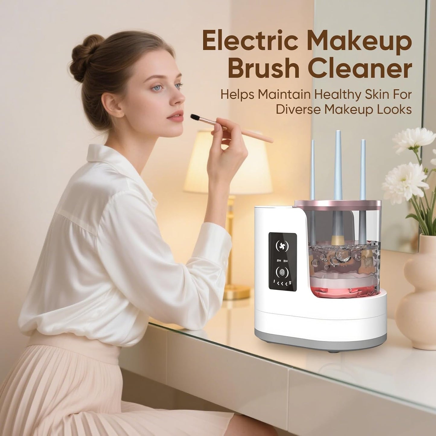 Quick Clean Makeup Brush Machine