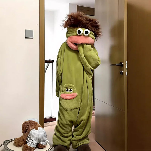Cozy Monster Pajama Suit