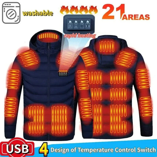 Men's Heated Winter Jacket