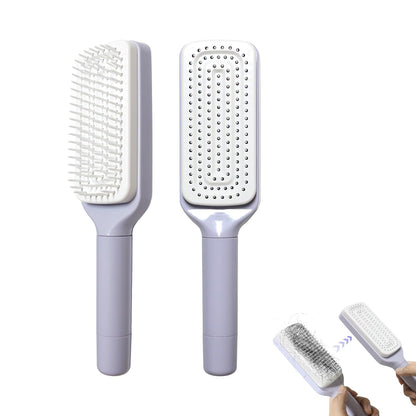 Effortless Self-Cleaning Hair Brush