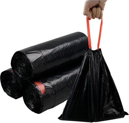 Easy Clean Drawstring Trash Bags