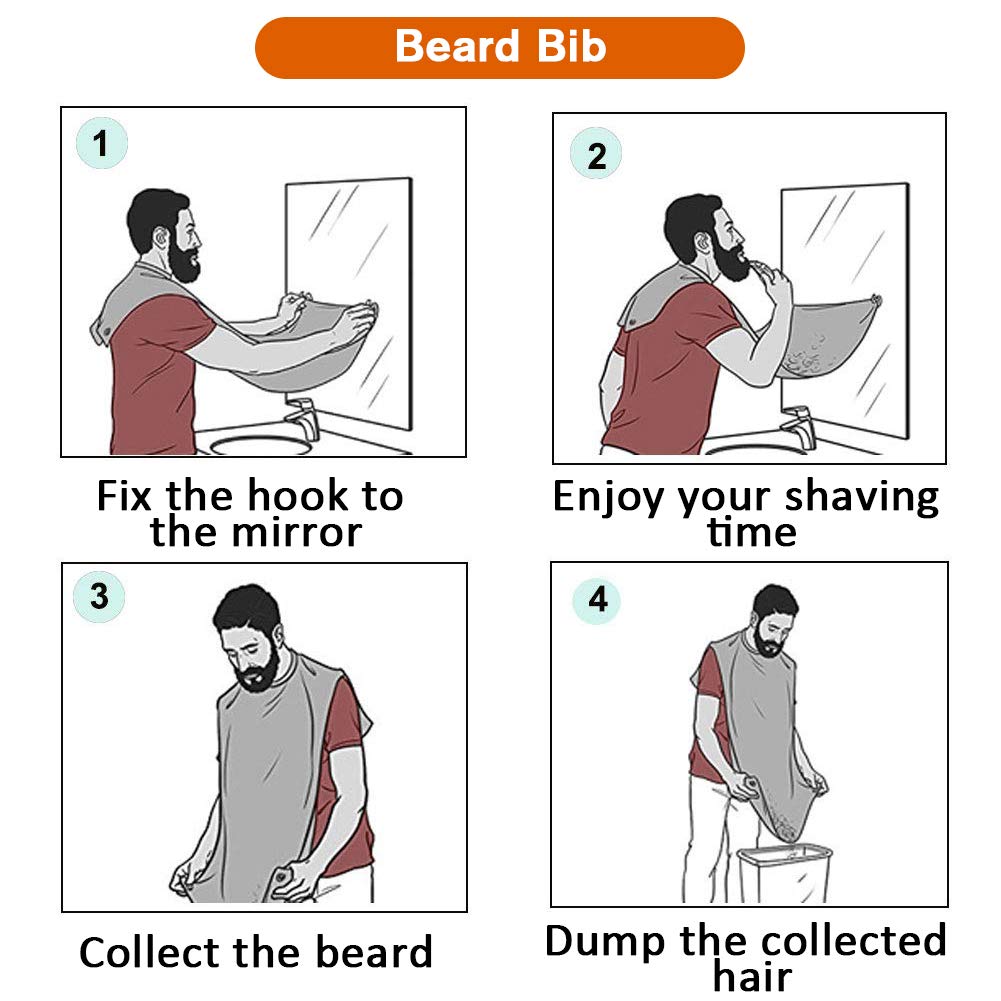 Easy Groom Beard Bib
