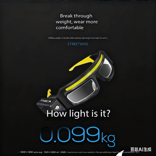 Yellow LED Motion Glasses