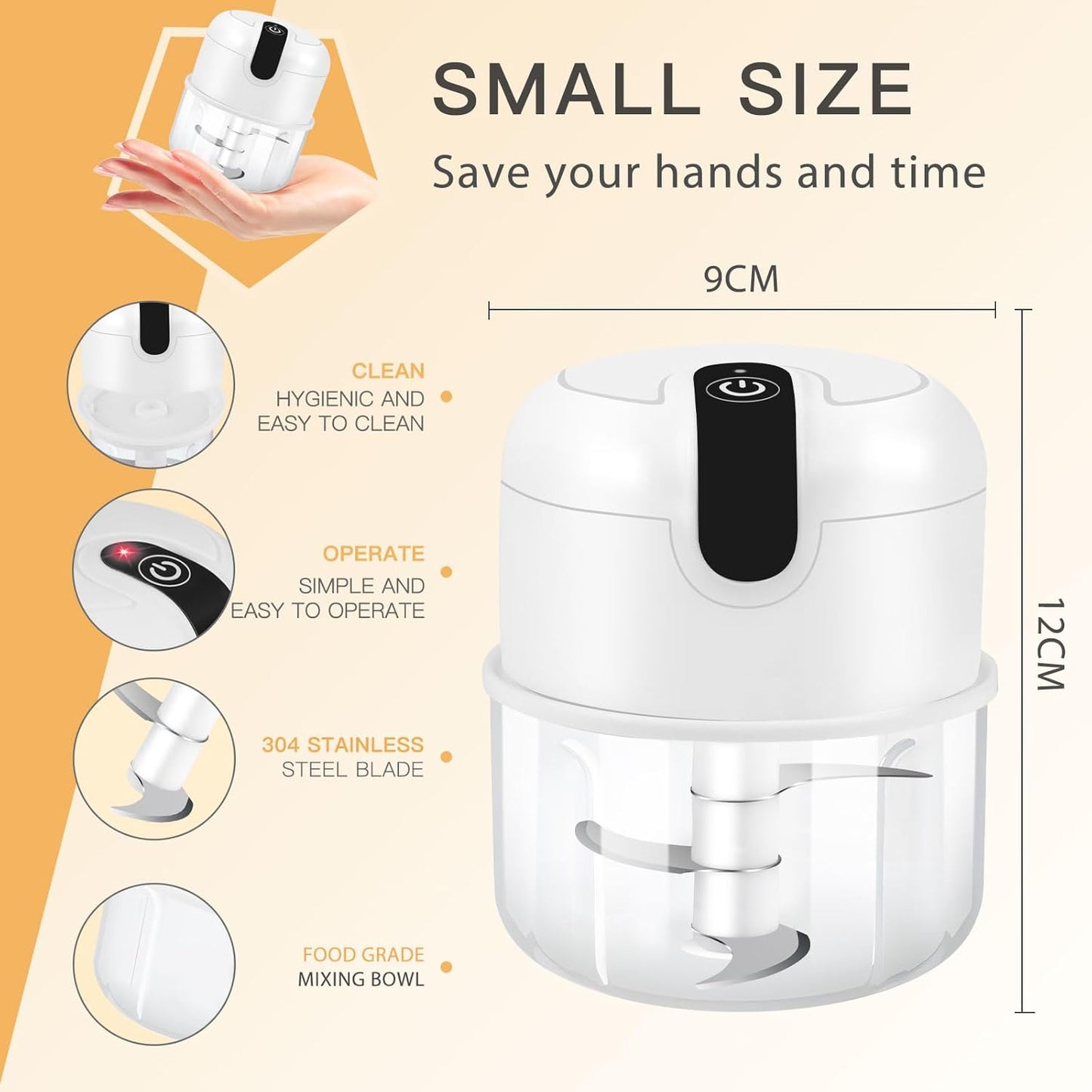 QuickChop Mini Food Processor