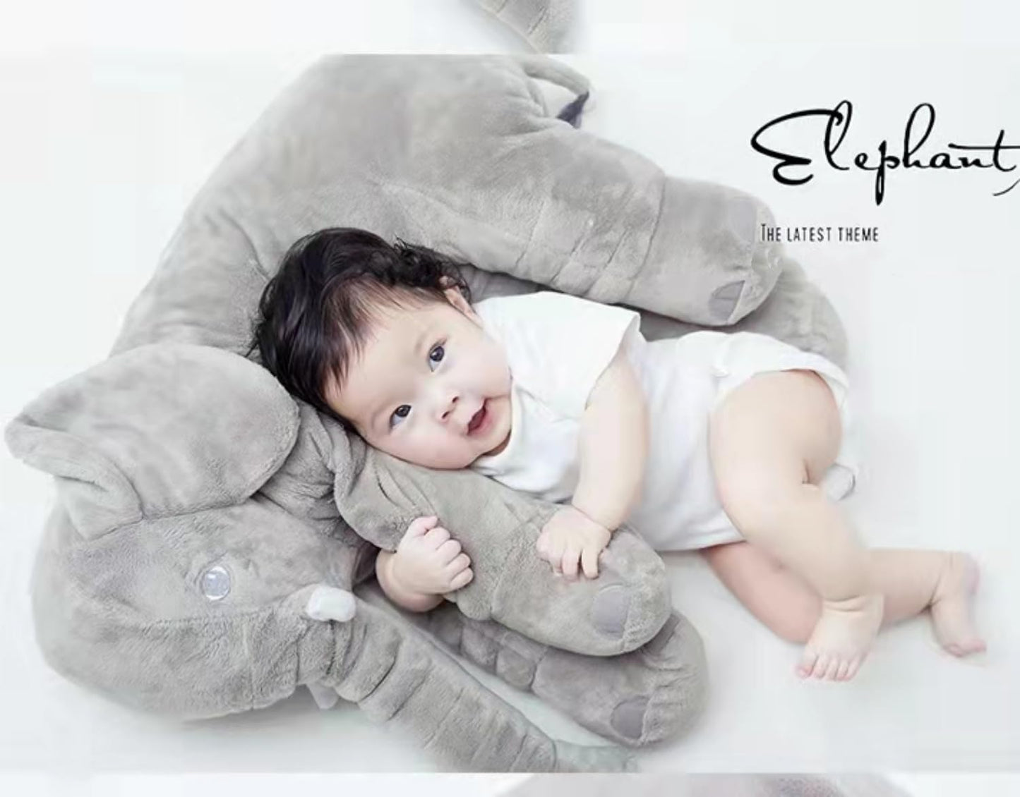 Cuddly Joyful Elephant Plush