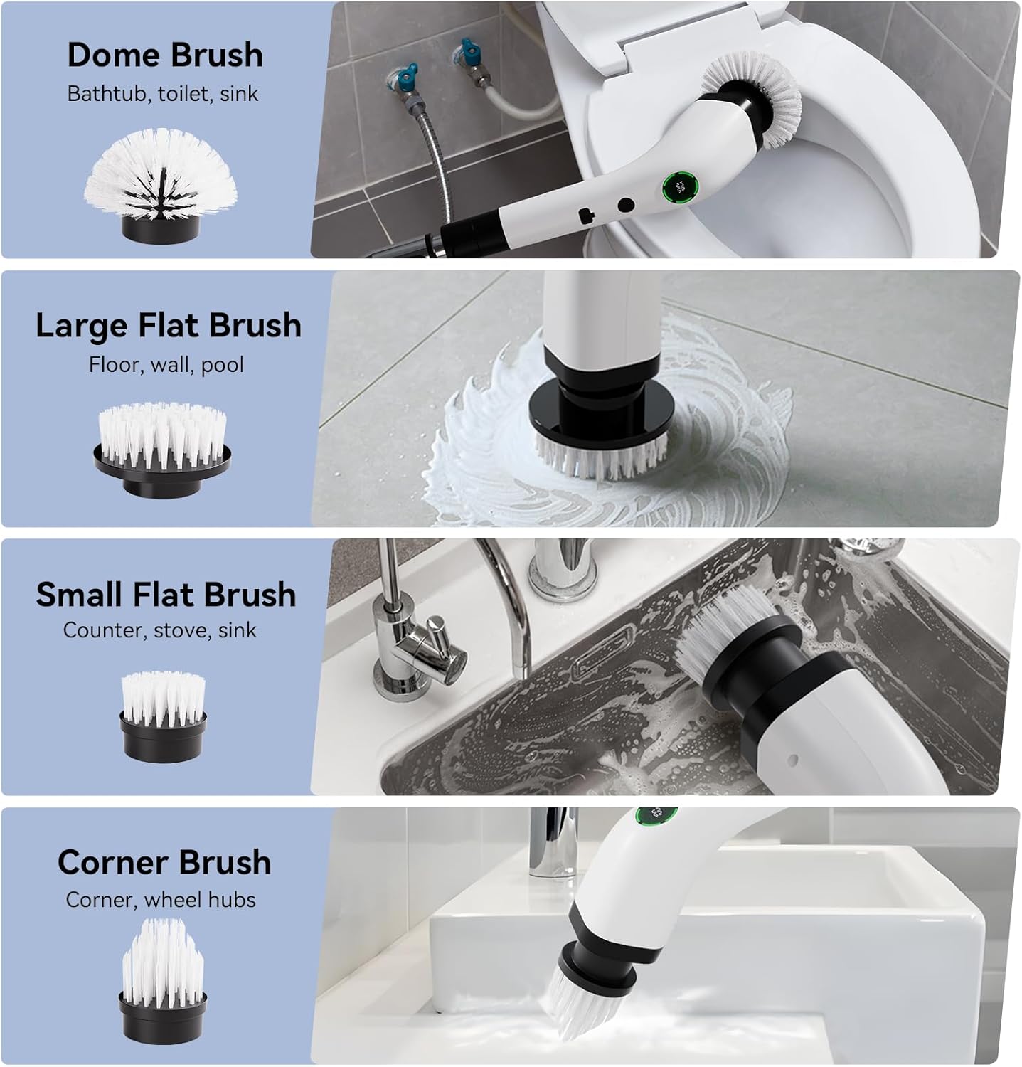 Effortless Spin Cleaning Brush