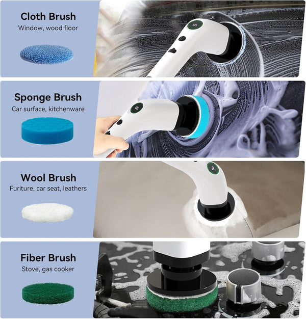Effortless Spin Cleaning Brush