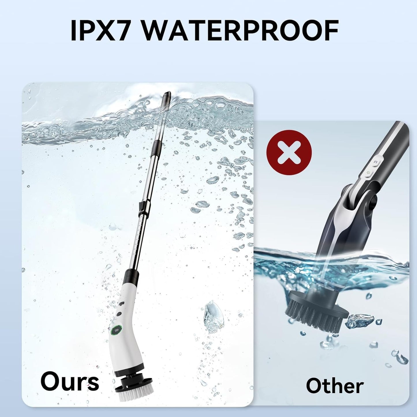 Effortless Spin Cleaning Brush