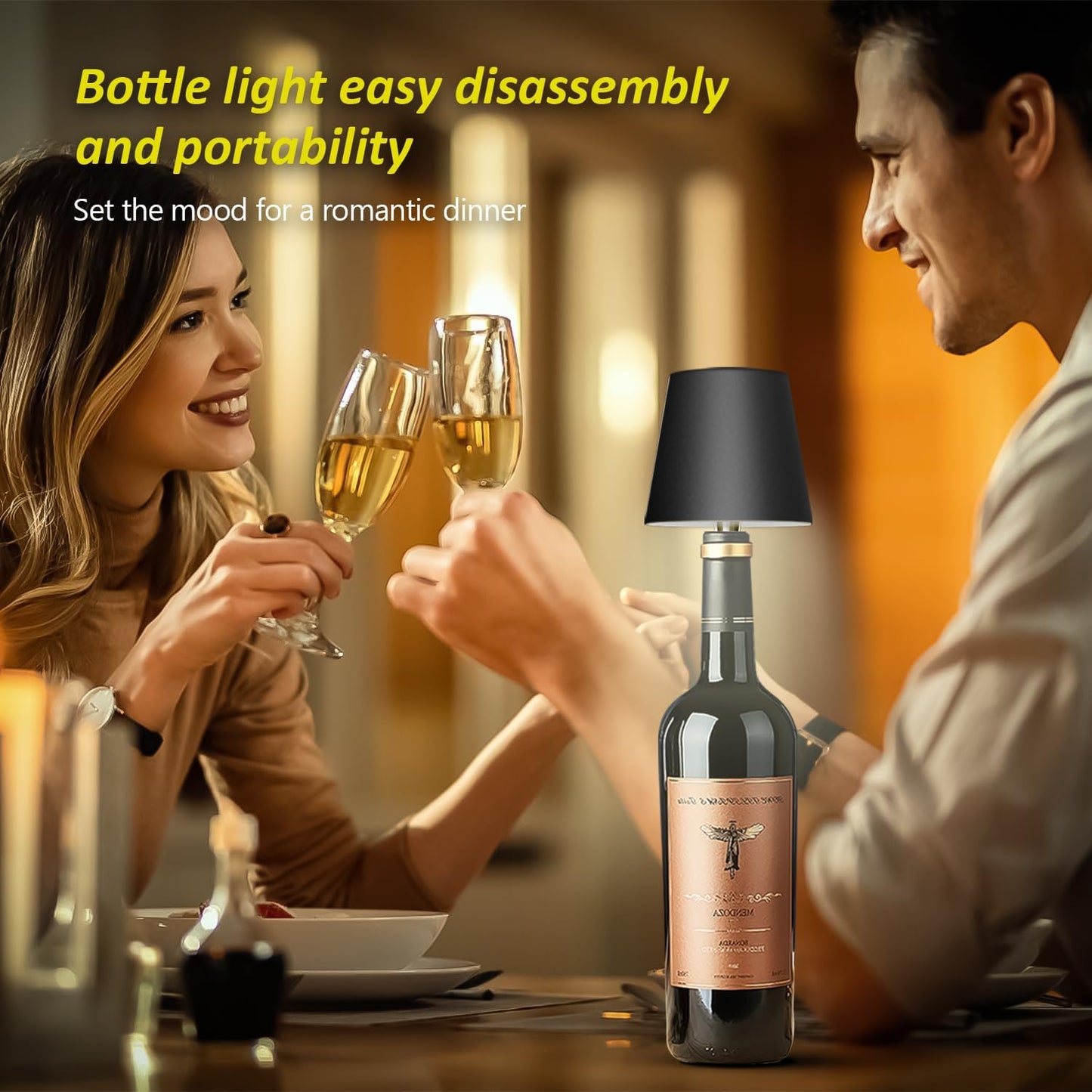 Glam Glow Wireless Bottle Lamps