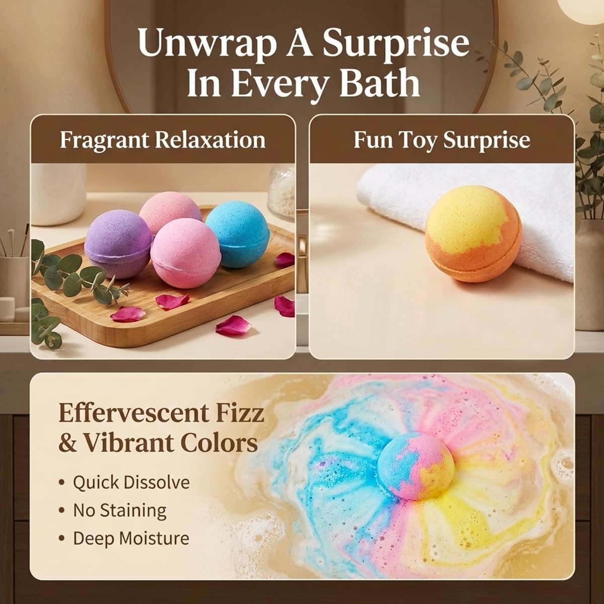 Magical Surprise Bath Bombs