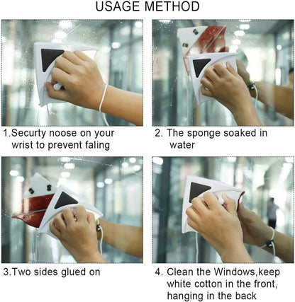 Effortless Magnetic Window Cleaner