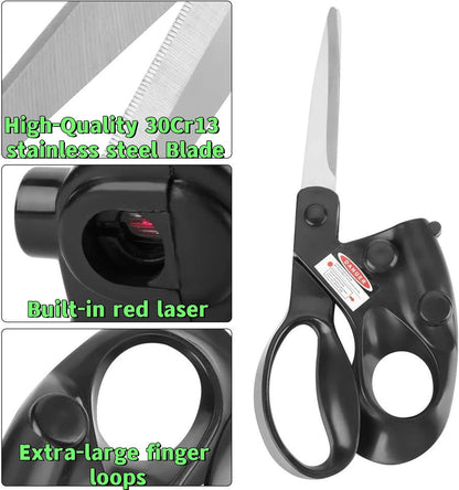 Laser-Guided Sewing Scissors