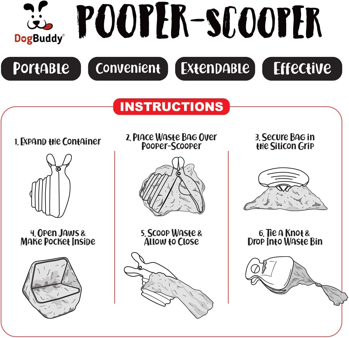DogBuddy Easy Poop Picker