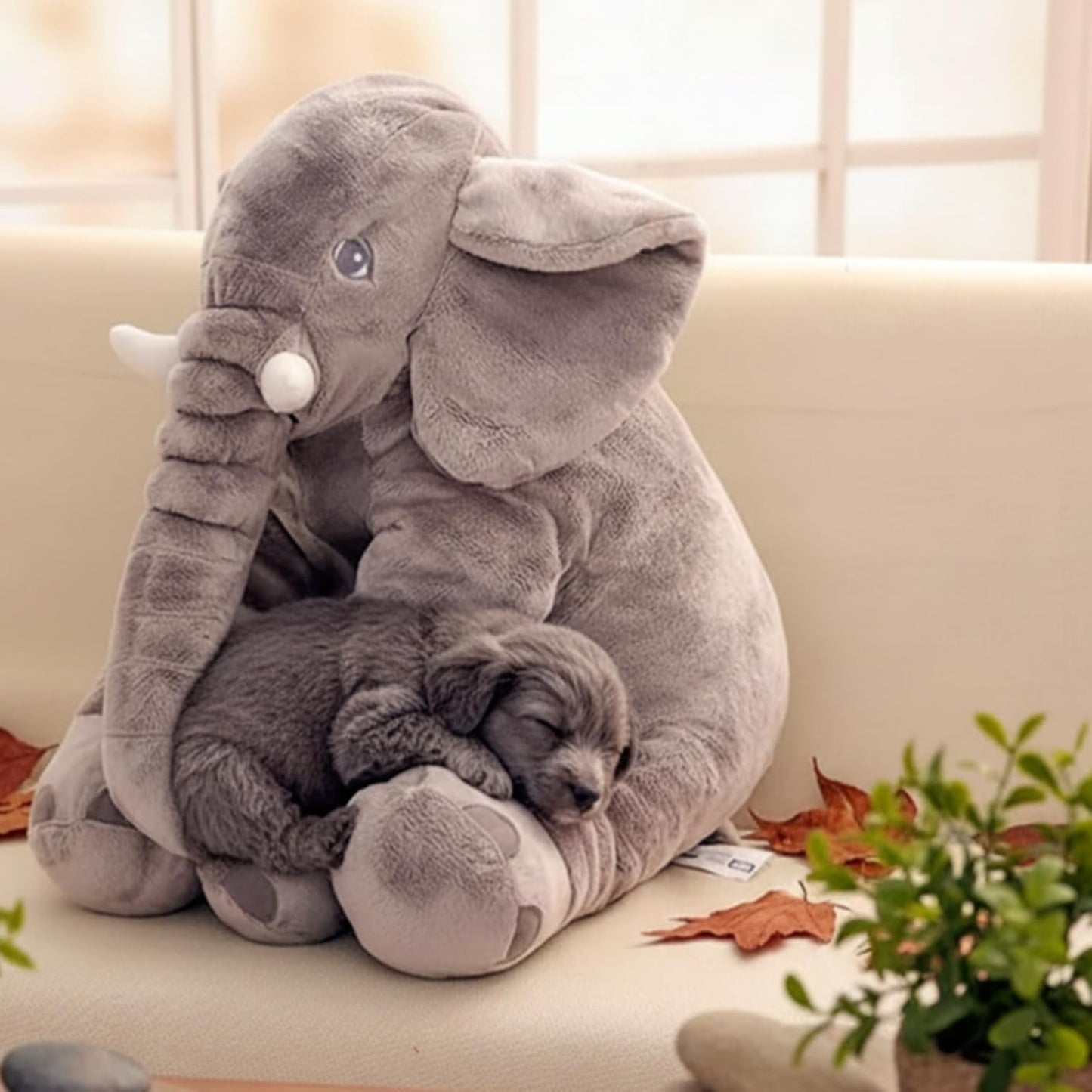 Cuddly Joyful Elephant Plush
