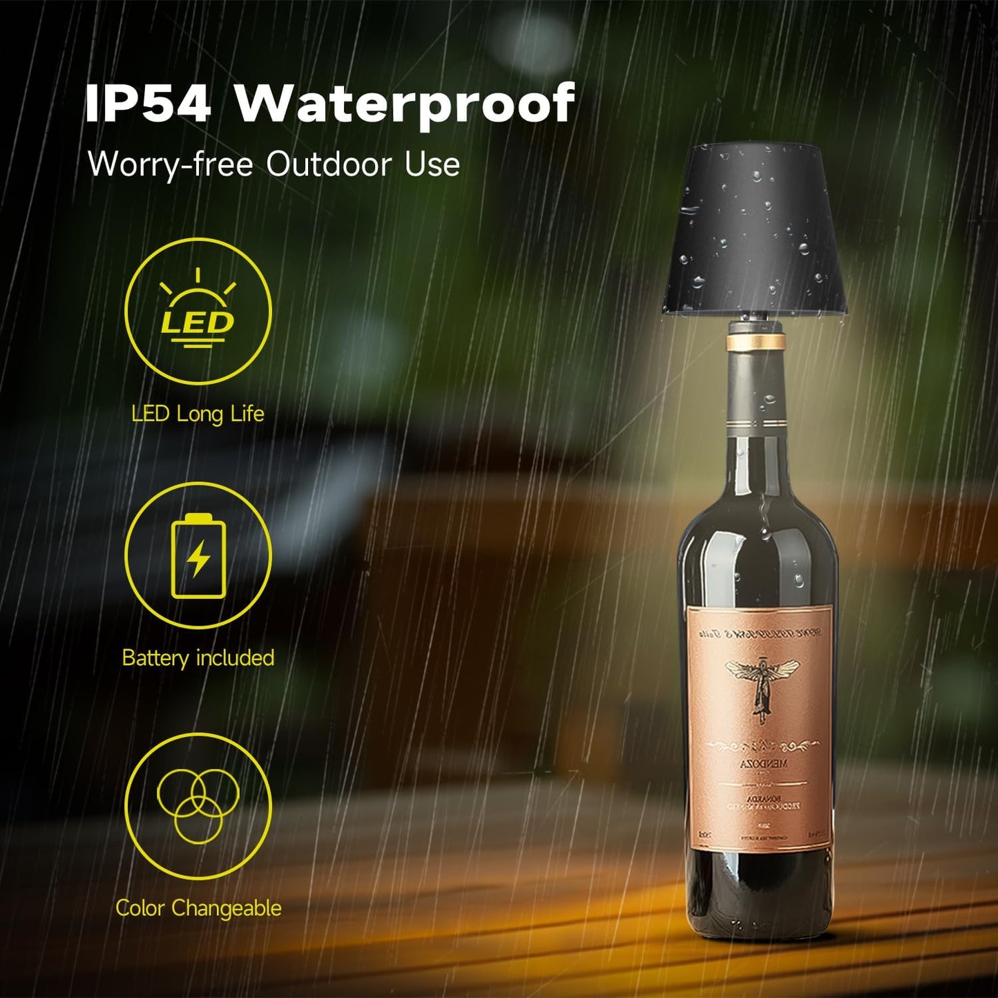 Glam Glow Wireless Bottle Lamps