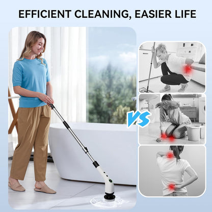 Effortless Spin Cleaning Brush