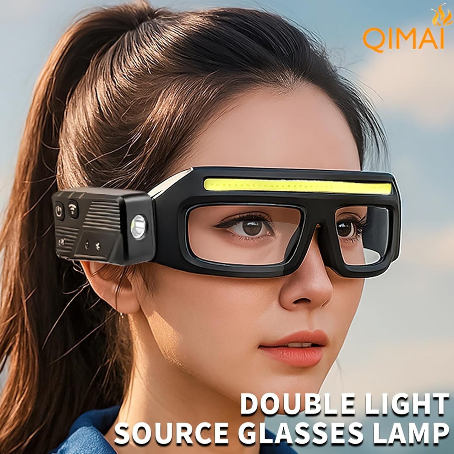 Yellow LED Motion Glasses