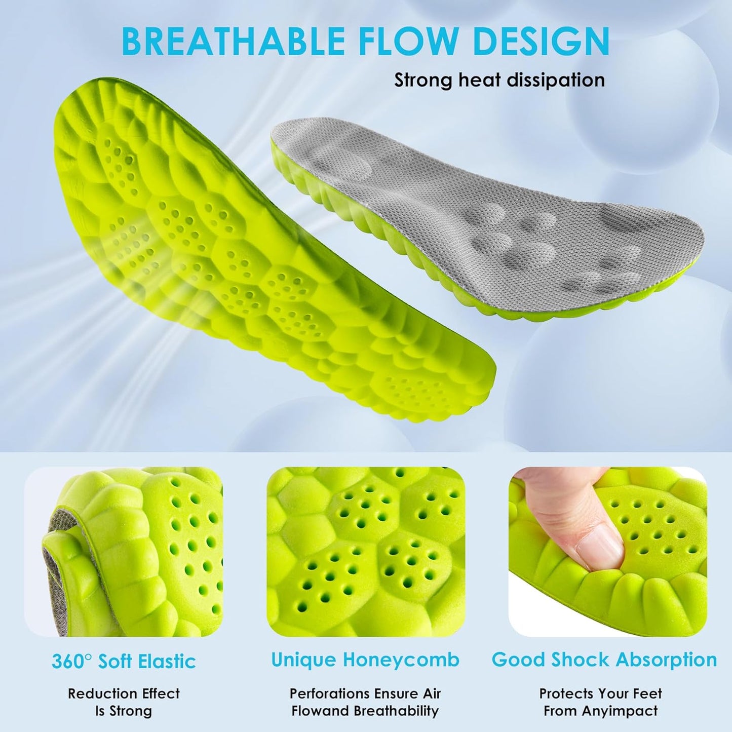 Cloud Comfort Insoles for All-Day Relief