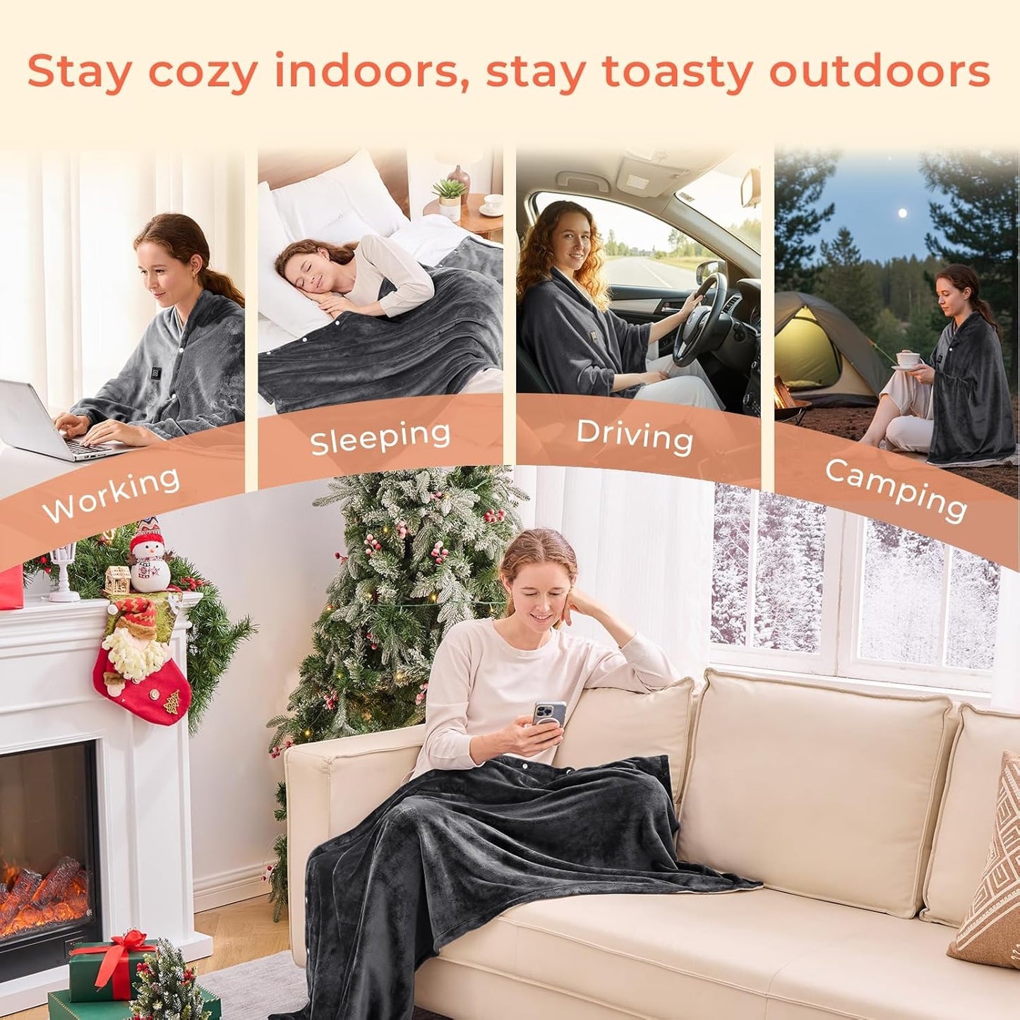 Cozy Heat Wearable Blanket