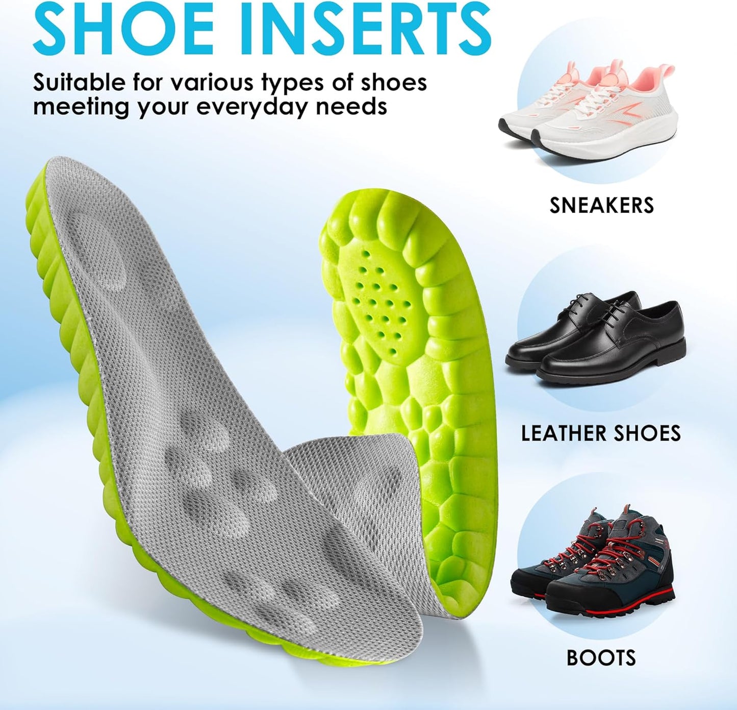 Cloud Comfort Insoles for All-Day Relief