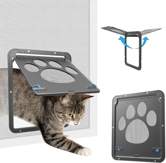 Magnetic Cat Door for Screens
