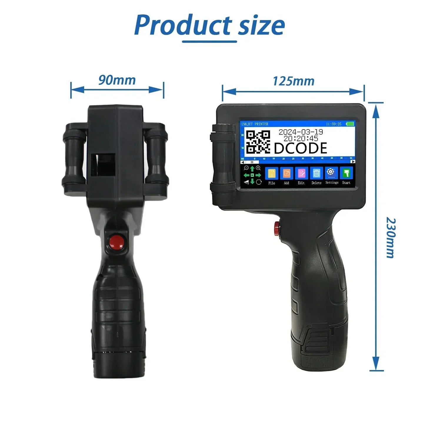 Handheld Inkjet Printer Pro