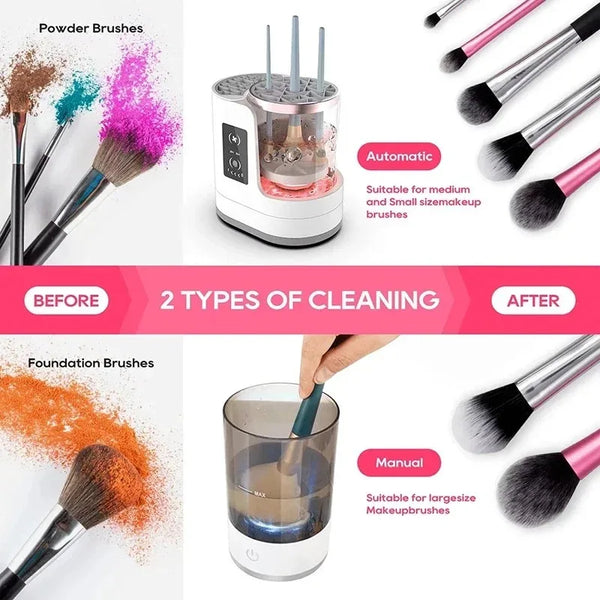 Quick Clean Makeup Brush Machine