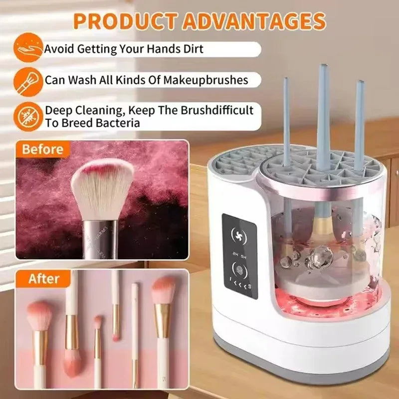 Quick Clean Makeup Brush Machine