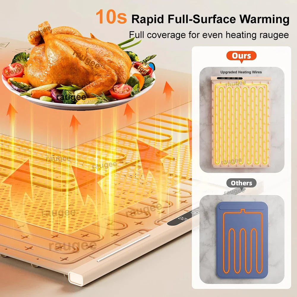 Portable Food Warming Tray