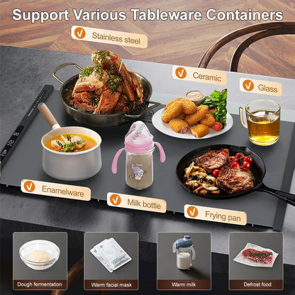 Portable Food Warming Tray