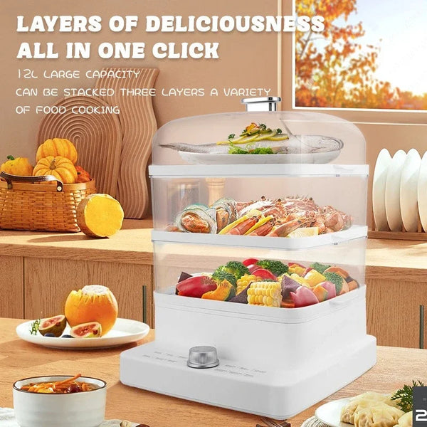 Smart Multi-Layer Steamer