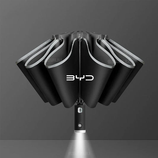 Fully Automatic UV Protection Umbrella with LED Flashlight,