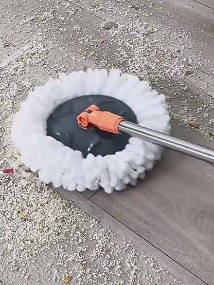 Spin Mop and Detachable Double Bucket Cleaning System