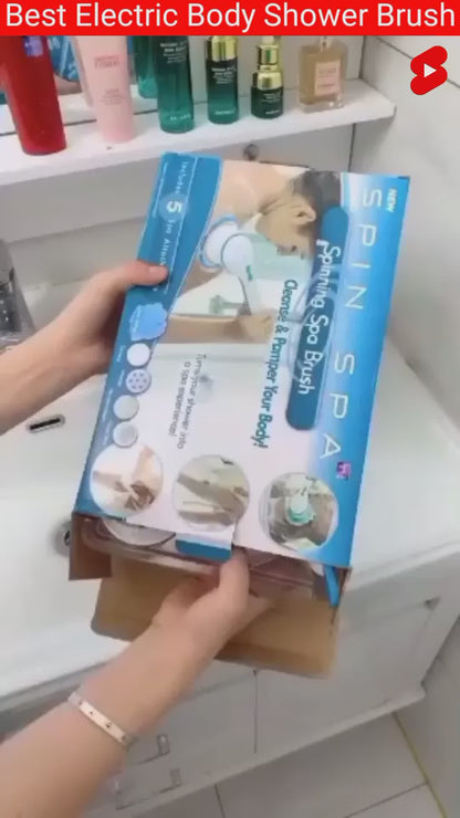 Electric Spinning Body Massage Shower Scrubber